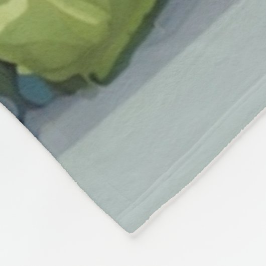 Vier Schattigee Axolotl Print Fleece Deken (Hoek)