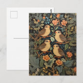 Vier Schattigee Baby Birds Natuur geïnspireerd Briefkaart (Voorkant / Achterkant)