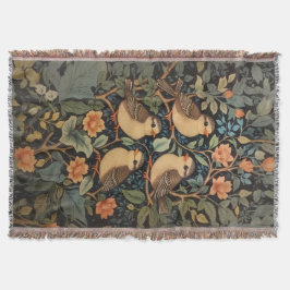 Vier Schattigee Baby Birds Natuur geïnspireerd Deken