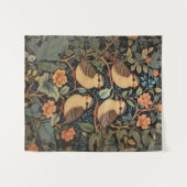 Vier Schattigee Baby Birds Natuur geïnspireerd Wandkleed (Voorkant (horizontaal))