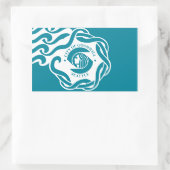 VIER Seattle Flag Rechthoekige Sticker (Tas)