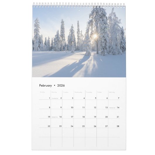 Vier seizoenen 2025 kalender (Feb 2026)