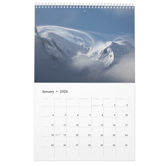 Vier seizoenen 2025 kalender (Jan 2026)