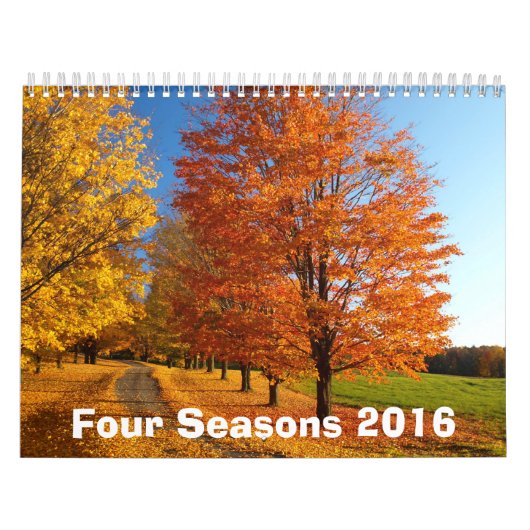 Vier Seizoenen Agenda 2016 Kalender (Hoes)