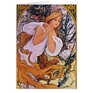 Vier seizoenen Alfons Mucha