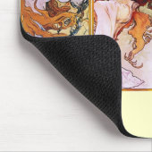 Vier seizoenen Alfons Mucha Muismat (Hoek)