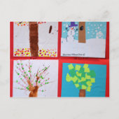 Vier Seizoenen Briefkaart (Voorkant)