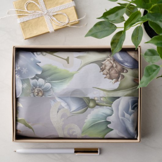 Vier Seizoenen Collage Design Series 4 Tissuepapier (Geschenk)