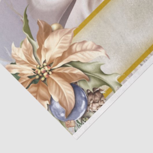 Vier Seizoenen Collage Design Series 4 Tissuepapier (Detail)