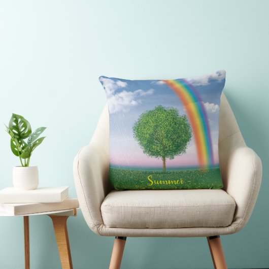 Vier seizoenen design kussens ZOMER / WINTER (Stoel)