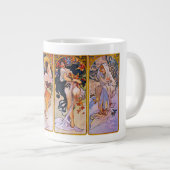 Vier seizoenen door Alfons Mucha Grote Koffiekop (Voorkant rechts)