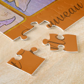 Vier seizoenen door Alfons Mucha Legpuzzel (Zijkant)