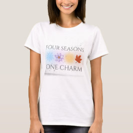 Vier Seizoenen, Eén Charme – Vrouwelijke Kunst T-shirt