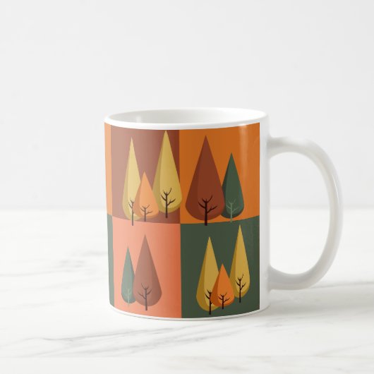 Vier seizoenen Herfst Koffiemok (Rechts)
