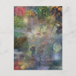 Vier seizoenen - Herfst van de voorjaarszomer Briefkaart