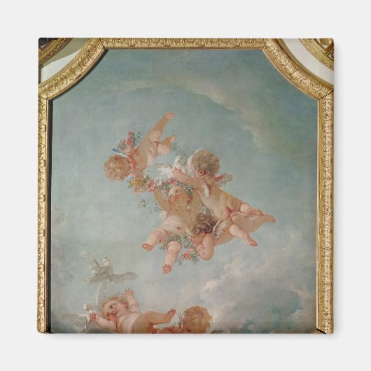 Vier seizoenen in de Salle du Conseil - Lente Magneet (Voorkant)