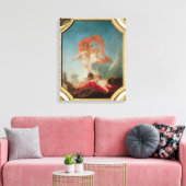 Vier seizoenen in de Salle du Conseil - zomer Canvas Afdruk (Insitu (Woonkamer))