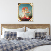 Vier seizoenen in de Salle du Conseil - zomer Canvas Afdruk (Insitu (Slaapkamer))