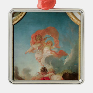 Vier seizoenen in de Salle du Conseil - zomer Metalen Ornament