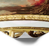 Vier seizoenen in de Salle du Conseil - zomer Poster (Hoek)