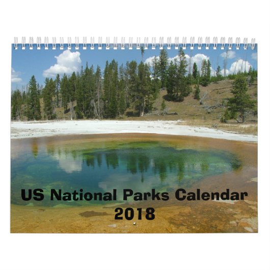 Vier seizoenen in de US National Parks Agenda 2018 Kalender (Hoes)