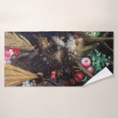 Vier seizoenen in één hoofd, Arcimboldo Badhanddoek (Badhanddoek)