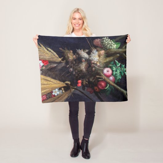 Vier seizoenen in één hoofd, Arcimboldo Fleece Deken (In situ)