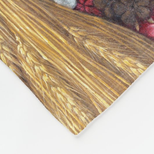 Vier seizoenen in één hoofd, Arcimboldo Fleece Deken (Hoek)