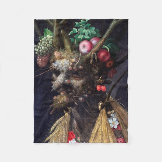 Vier seizoenen in één hoofd, Arcimboldo Fleece Deken (Voorkant)