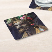 Vier seizoenen in één hoofd, Arcimboldo Kartonnen Onderzetters (Schuin)