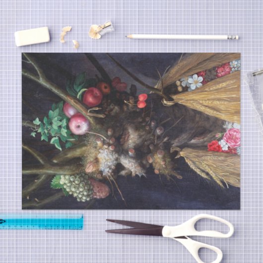 Vier seizoenen in één hoofd, Arcimboldo Tissuepapier (Craft)