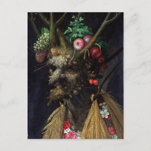 Vier seizoenen in één hoofd van Giuseppe Arcimbold Briefkaart (Voorkant)