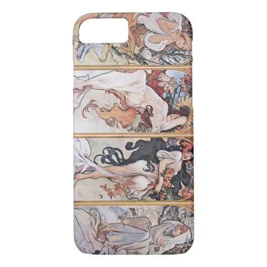 Vier seizoenen, Mucha Case-Mate iPhone Case (Achterkant)