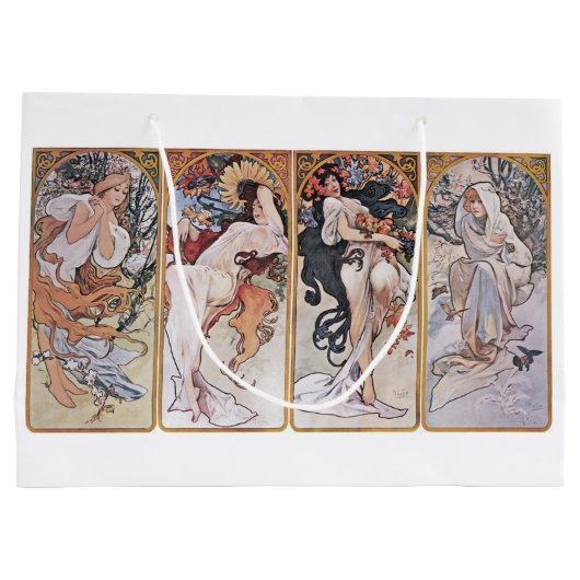 Vier seizoenen, Mucha Groot Cadeauzakje (Achterkant)