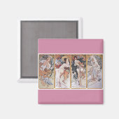 Vier seizoenen, Mucha Magneet (Voorkant / Achterkant)