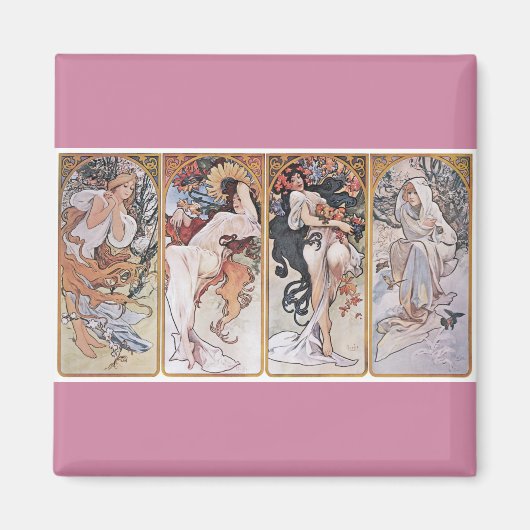 Vier seizoenen, Mucha Magneet (Voorkant)