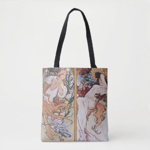 Vier seizoenen, Mucha Tote Bag