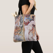 Vier seizoenen, Mucha Tote Bag (Dichtbij)