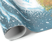 Vier seizoenen op aarde cadeaupapier (Rol Hoek)