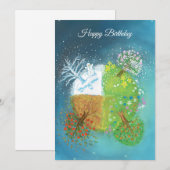 Vier Seizoenen op Aarde   Kaart (Voorkant / Achterkant)