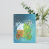 Vier seizoenen op aarde RSVP kaartje (Staand voorkant)