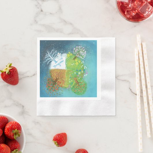 Vier seizoenen op aarde   servet (Insitu)