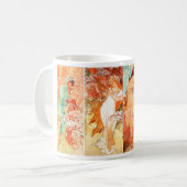 Vier Seizoenen originele reeks Mucha mok (Voorkant links)