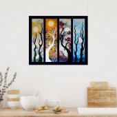 Vier seizoenen poster (Keuken)