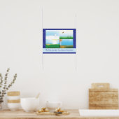 Vier Seizoenen Poster van de Tweetalige School (Keuken)