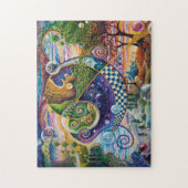 Vier seizoenen — Puzzle Legpuzzel (Verticaal)