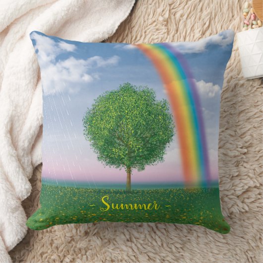 Vier seizoenen set design kussens ZOMER (Deken)