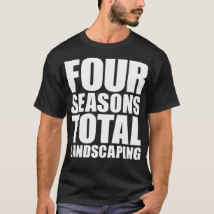 Vier seizoenen totaal landschapsontwerp t-shirt