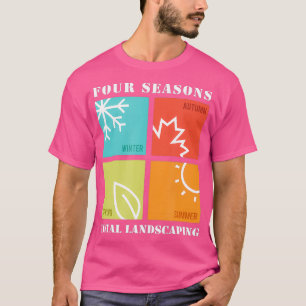 Vier Seizoenen totaal landschapszonnescherm voor T-shirt