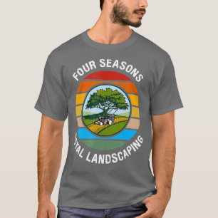 Vier Seizoenen totaal landschapszonnescherm voor T-shirt